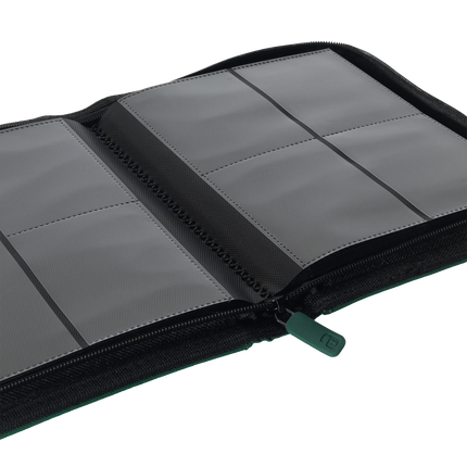 Vault X - 4-Pocket Exo-Tec® Zip Binder - Green