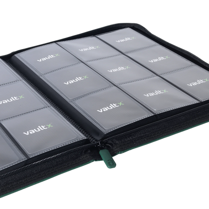 Classeur à fermeture éclair Vault X 9 pochettes Exo-Tec® - Vert