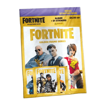 Fortnite Gold Frame Series Sticker Collection - Starter Pack - The Card Vault