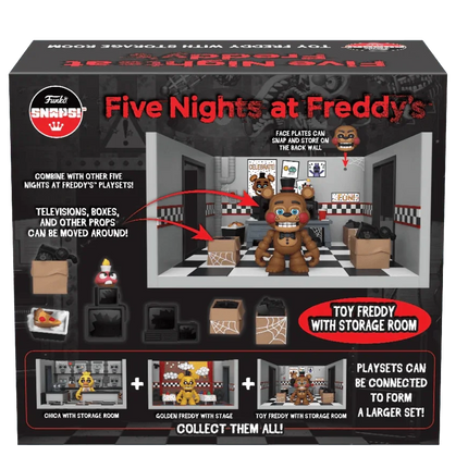 Funko - Five Nights at Freddy's - Snaps Toy Freddy with Storage Room Playset - The Card Vault