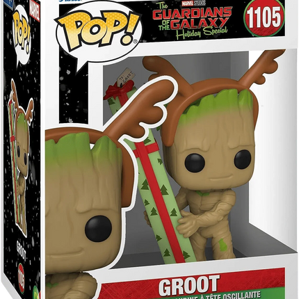 Funko Pop! Vinyl - Guardians of the Galaxy - Holiday Special Groot - #1105 - The Card Vault