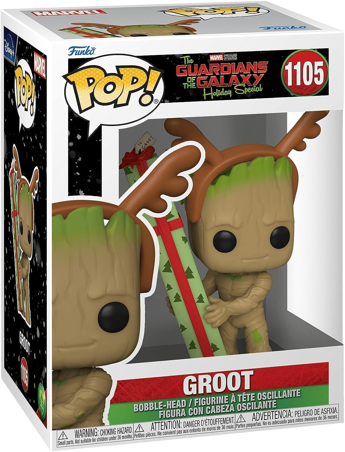 Funko Pop! Vinyl - Guardians of the Galaxy - Holiday Special Groot - #1105 - The Card Vault