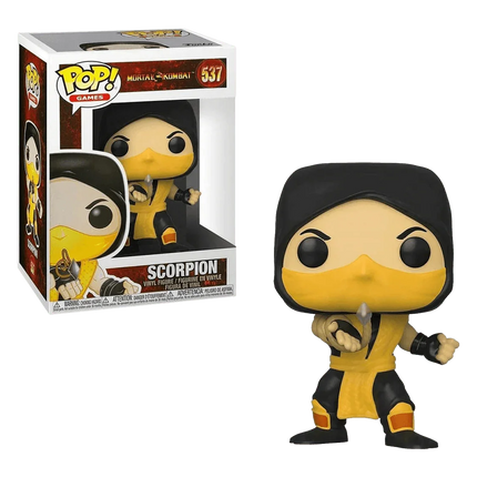 Funko Pop! Vinyl - Mortal Kombat - Scorpion - #537 - The Card Vault