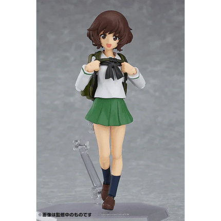 Girls und Panzer - Yukari Akiyama (School Uniform ver.) Figma Figure 344 - The Card Vault