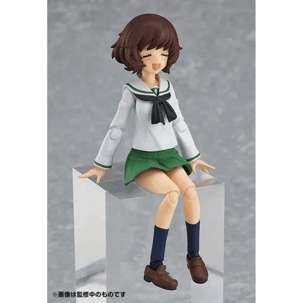 Girls und Panzer - Yukari Akiyama (School Uniform ver.) Figma Figure 344 - The Card Vault