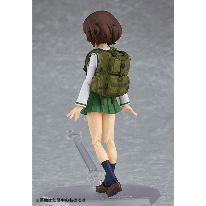 Girls und Panzer - Yukari Akiyama (School Uniform ver.) Figma Figure 344 - The Card Vault
