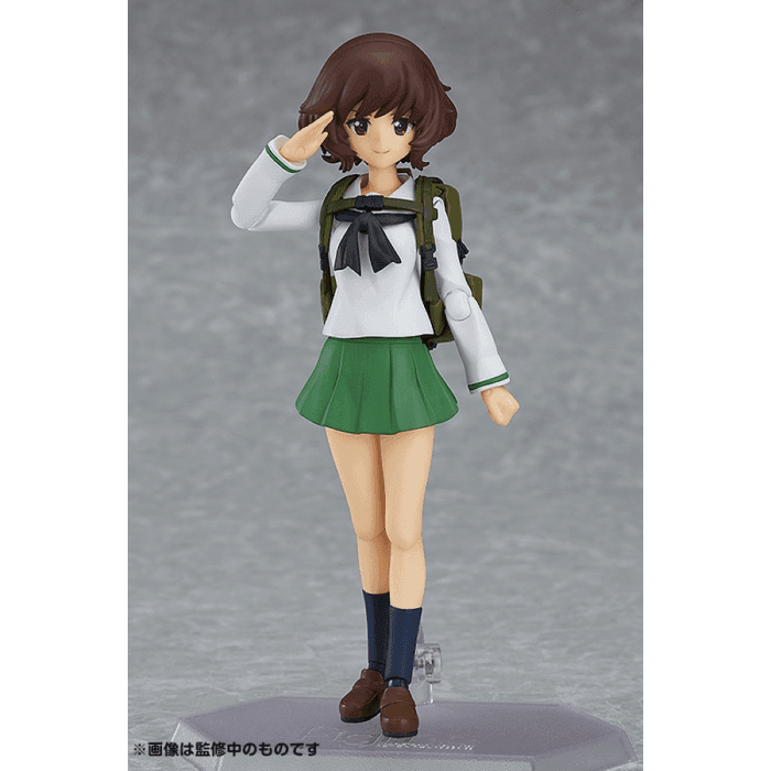 Girls und Panzer - Yukari Akiyama (School Uniform ver.) Figma Figure 344 - The Card Vault