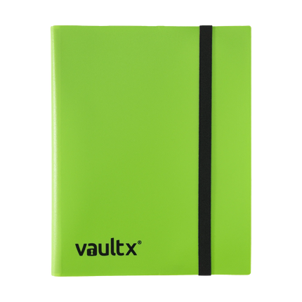 Vault X - 9-Pocket Strap Binder - Green
