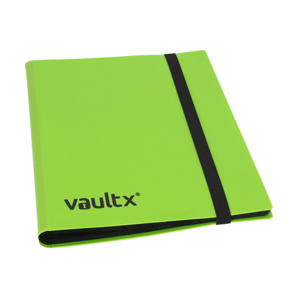 Vault X - 9-Pocket Strap Binder - Green