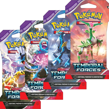 Pokemon TCG - Scarlet & Violet - Temporal Forces - Sleeved Booster Pack