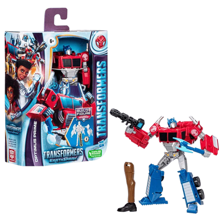 Hasbro - Transformers EarthSpark - Deluxe Optimus Prime Action Figure - The Card Vault