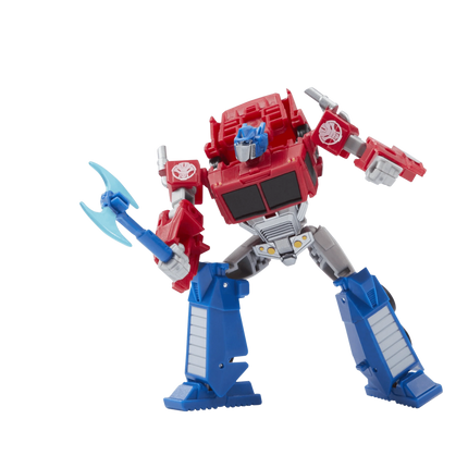 Hasbro - Transformers EarthSpark - Deluxe Optimus Prime Action Figure - The Card Vault