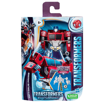 Hasbro - Transformers EarthSpark - Deluxe Optimus Prime Action Figure - The Card Vault