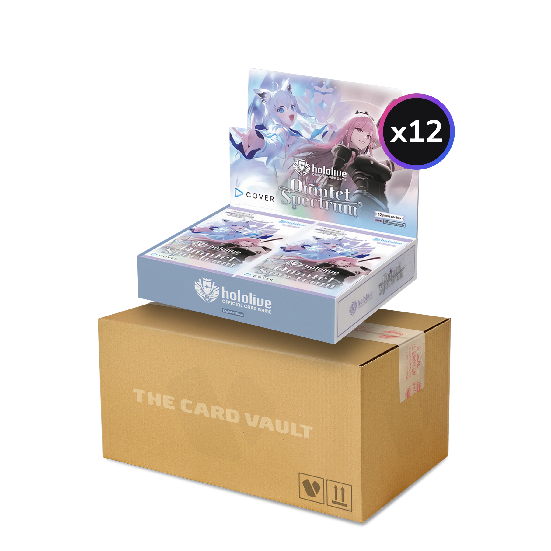 hololive Official Card Game - Quintet Spectrum - Display Case The Card Vault hololive Official Card Game - Quintet Spectrum - Display Case The Card Vault