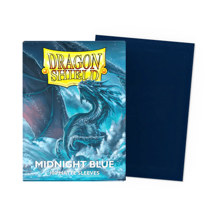 Dragon Shield - Matte Sleeves - Standard Size - 100pk - Midnight Blue