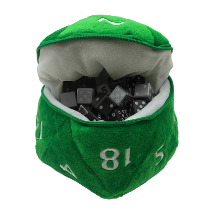 Ultra Pro - D20 Plush Dice Bag - Green