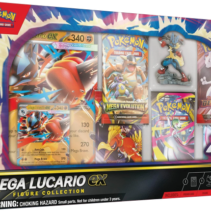 Pokemon TCG - Mega Evolution - Mega Lucario ex Figure Collection