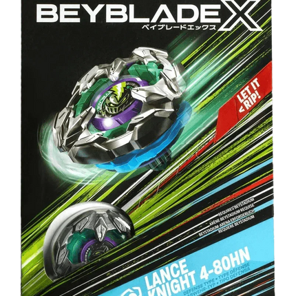 Beyblade X - Starter Pack Top and Launcher - Lance Knight 4-80HN