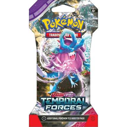 Pokemon TCG - Scarlet & Violet - Temporal Forces - Sleeved Booster Pack