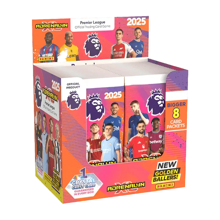 Panini - 2024/25 Premier League Adrenalyn XL Football - Booster Box The Card Vault Panini - 2024/25 Premier League Adrenalyn XL Football - Booster Box The Card Vault