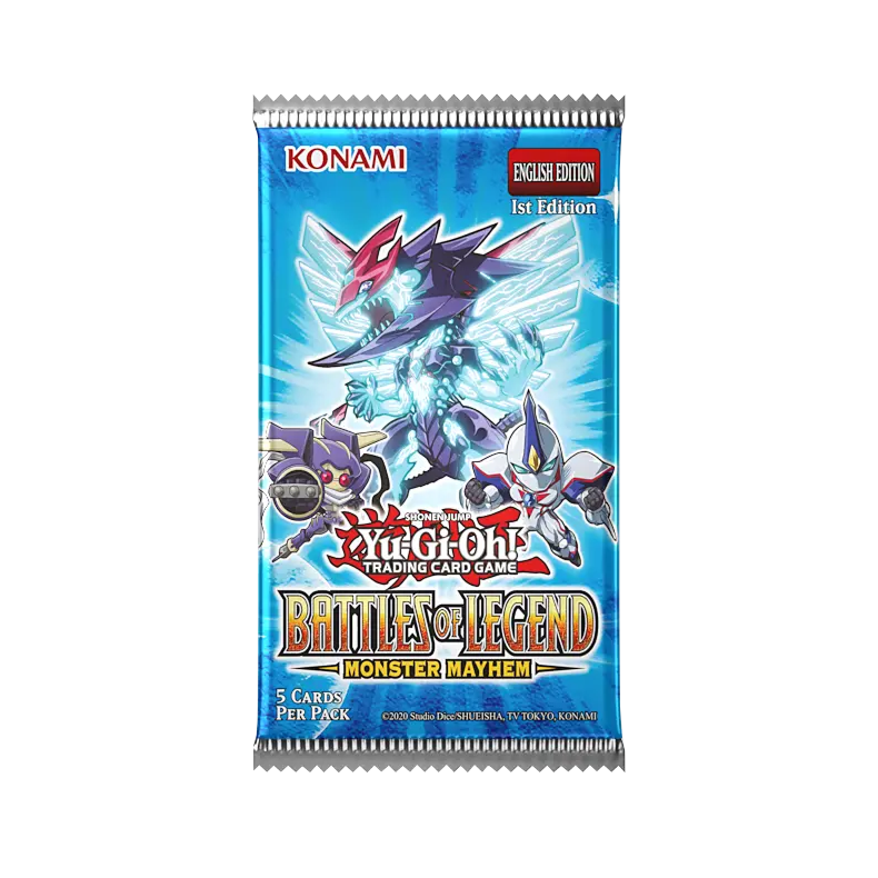 Yu-Gi-Oh! - Battle of Legend: Monster Mayhem - Booster Pack The Card Vault Yu-Gi-Oh! - Battle of Legend: Monster Mayhem - Booster Pack The Card Vault