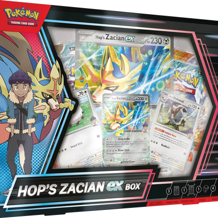Pokemon TCG - Scarlet & Violet - Hop's Zacian ex Collection Box