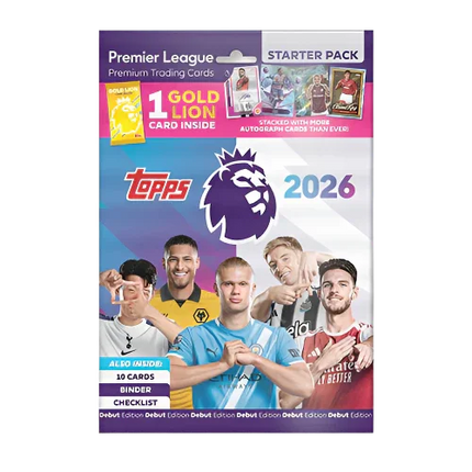Topps - 2026 Premier League Debut Edition Football (Soccer) - Starter Pack