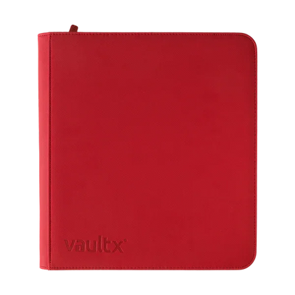Vault X - 12-Pocket Exo-Tec® XL Zip Binder - Red