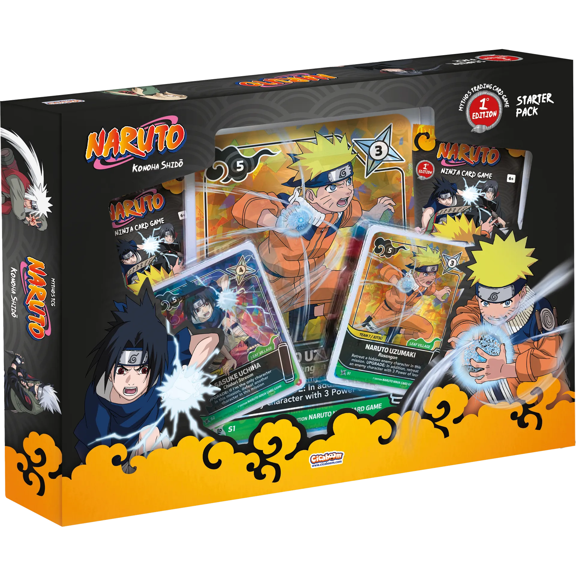 Naruto Mythos TCG - Set 01 - Konoha Shido - Starter Pack Naruto/Sasuke The Card Vault Naruto Mythos TCG - Set 01 - Konoha Shido - Starter Pack Naruto/Sasuke The Card Vault