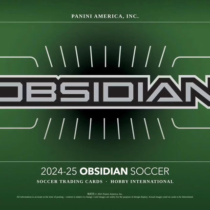 Panini - 2024/25 Obsidian Football (Soccer) - International Hobby Box