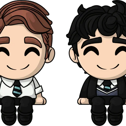 Youtooz - Heartstopper - Nick & Charlie Monitor Buddiez Vinyl Figures #0