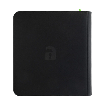 Vault X - 12-Pocket Exo-Tec® XL Zip Binder - Black