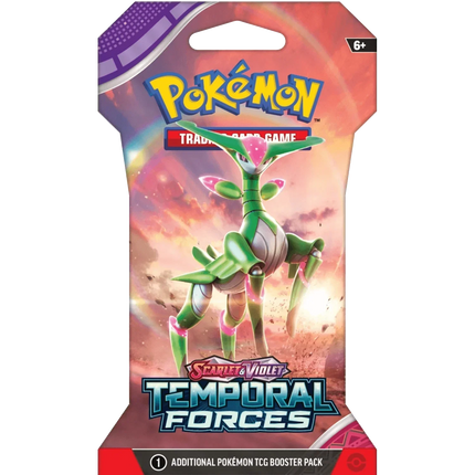 Pokemon TCG - Scarlet & Violet - Temporal Forces - Sleeved Booster Pack