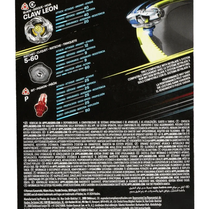 Beyblade X - Starter Pack Top and Launcher - Claw Leon 5-60P