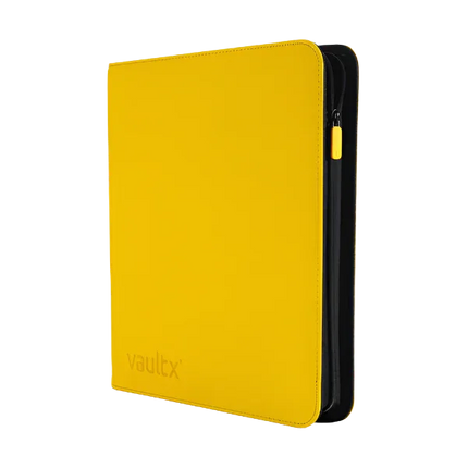 Vault X - 12-Pocket Exo-Tec® XL Zip Binder - Yellow