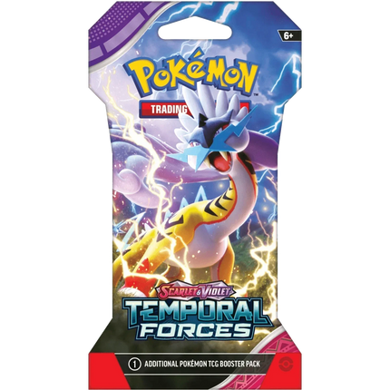 Pokemon TCG - Scarlet & Violet - Temporal Forces - Sleeved Booster Pack