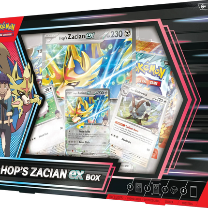 Pokemon TCG - Scarlet & Violet - Hop's Zacian ex Collection Box