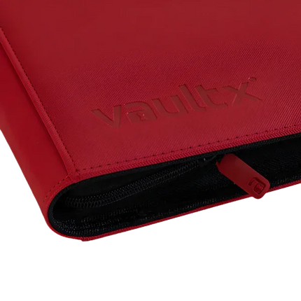 Vault X - 12-Pocket Exo-Tec® XL Zip Binder - Red