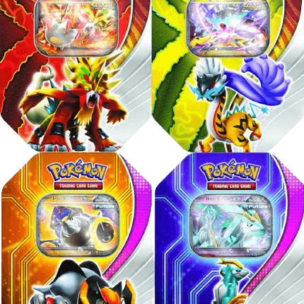 Pokemon TCG - Scarlet & Violet - Paradox Destinies Tin - Bundle
