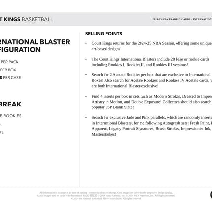 Panini - 2024/25 Court Kings Basketball (NBA) - International Blaster Box