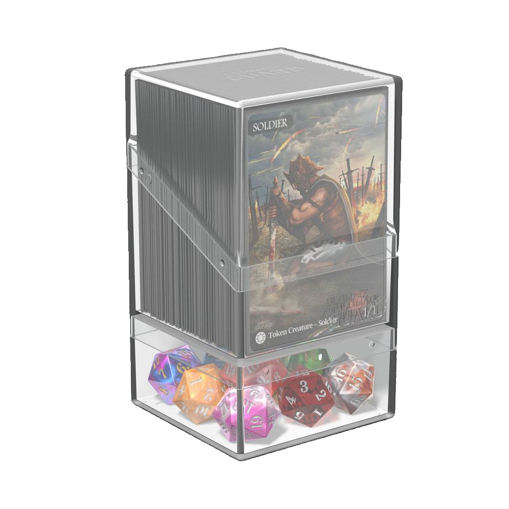 Ultimate Guard - Boulder 'n' Tray - 100+ Deck Case - Clear