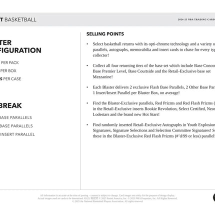 Panini - 2024/25 Select Basketball (NBA) - Blaster Box
