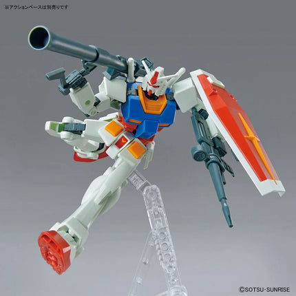 Bandai - Gunpla - EG 1/144 - Mobile Suit Gundam - RX-78-2 Gundam (Full Weapon Set)