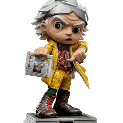 Iron Studios - Back to the Future - Doc Brown MiniCo Figure - The Card Vault