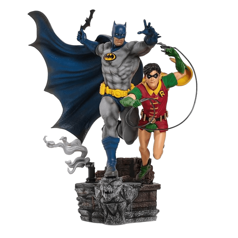 Iron Studios - DC Comics - Batman & Robin Deluxe BDS Art Scale Statue 1/10 - The Card Vault