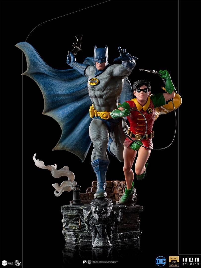Iron Studios - DC Comics - Batman & Robin Deluxe BDS Art Scale Statue 1/10 - The Card Vault