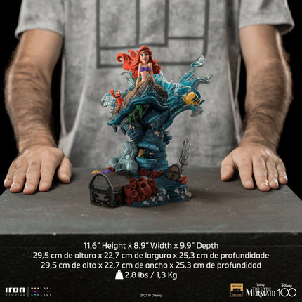 Iron Studios - Disney 100th - Little Mermaid - Deluxe Art Scale Statue 1/10 - The Card Vault