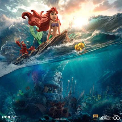 Iron Studios - Disney 100th - Little Mermaid - Deluxe Art Scale Statue 1/10 - The Card Vault