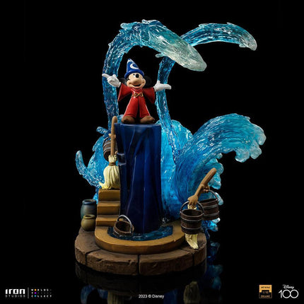 Iron Studios - Disney Classic - Mickey (Fantasia) - Deluxe Art Scale Statue 1/10 - The Card Vault