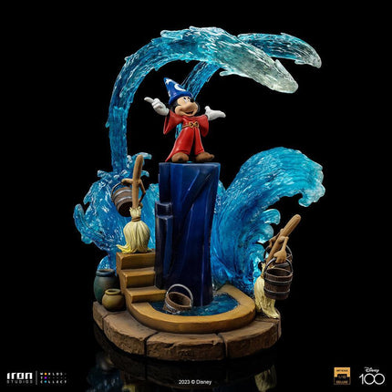 Iron Studios - Disney Classic - Mickey (Fantasia) - Deluxe Art Scale Statue 1/10 - The Card Vault
